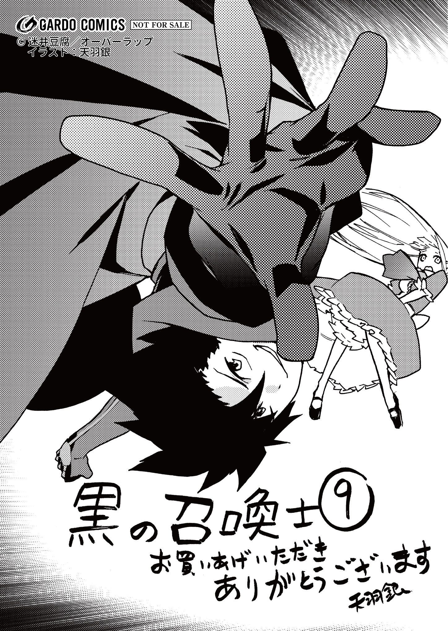 【ガルド】『黒の召喚士 9』A6ペーパー